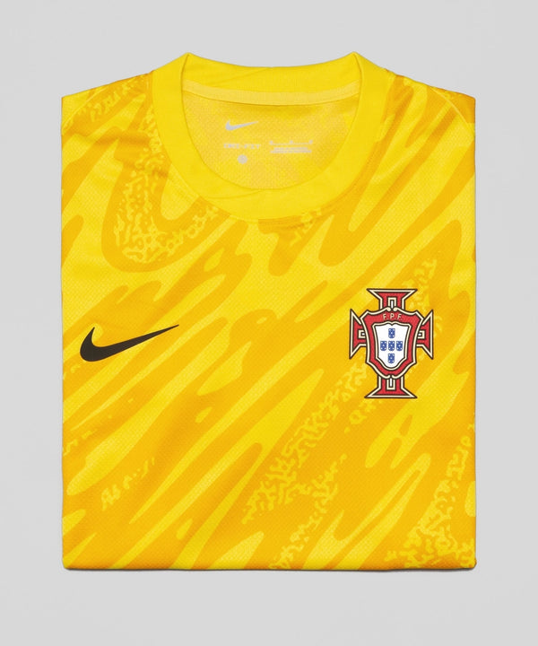 Camisola Seleção Portugal 2024/25 Goleiro Amarela - Eurocopa 